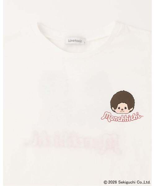 LOVETOXIC tシャツ 「モンチッチ」バックプリント半袖T 綿100% キッズ