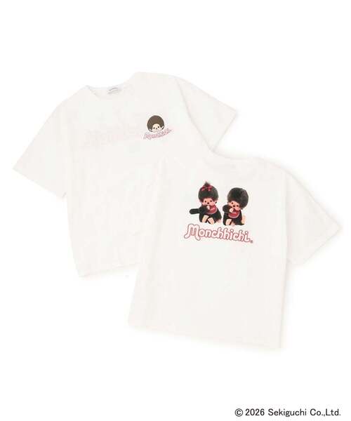 LOVETOXIC tシャツ 「モンチッチ」バックプリント半袖T 綿100% キッズ
