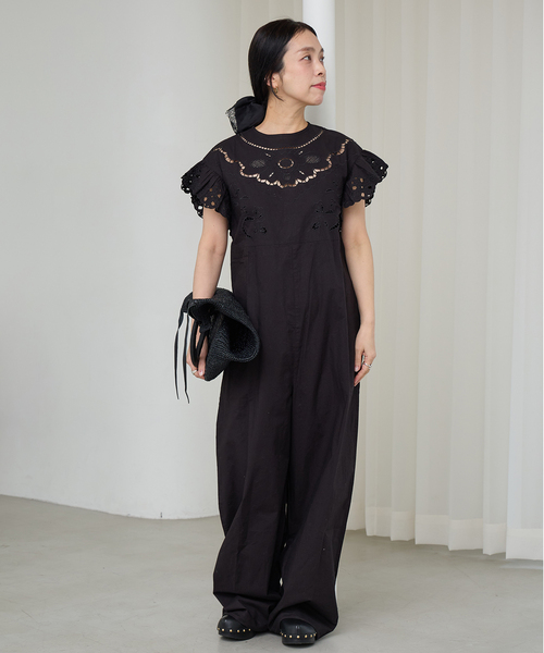 IENA LA BOUCLE（イエナラブークル） オールインワン カットワーク