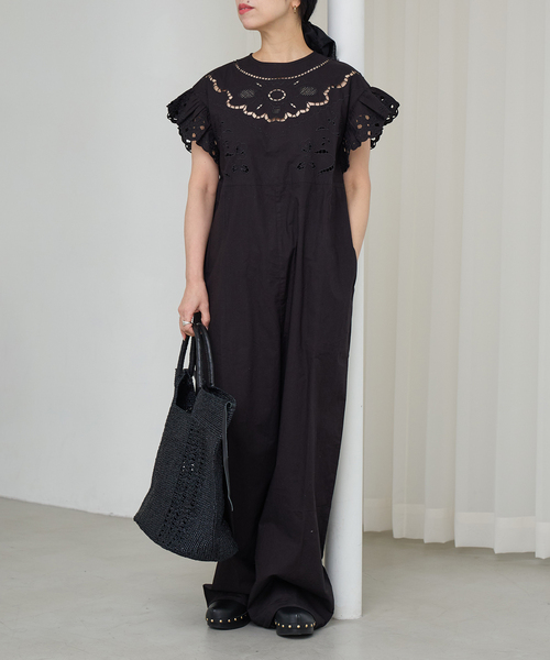 IENA LA BOUCLE（イエナラブークル） オールインワン カットワーク