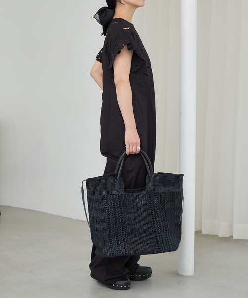 Iena la boucle カットワークオールインワン IENA LA BOUCLE（イエナラブークル） オールインワン カットワーク