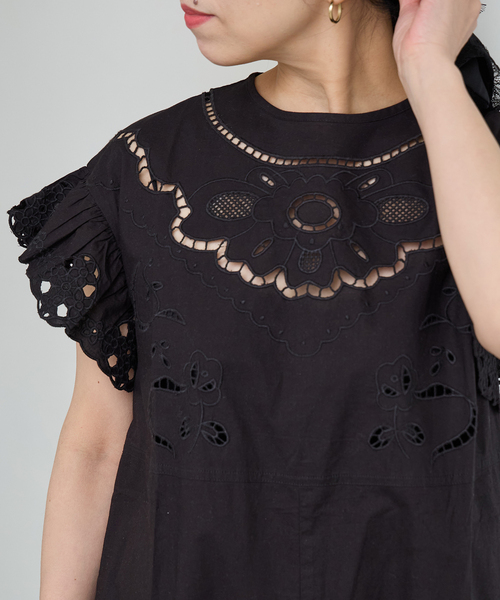 IENA LA BOUCLE（イエナラブークル） オールインワン カットワーク