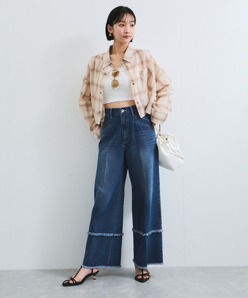 「VIS」 デニムパンツ S ブルー系その他4 レディース_画像3