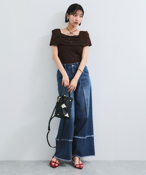 「VIS」 デニムパンツ S ブルー系その他4 レディース_画像4
