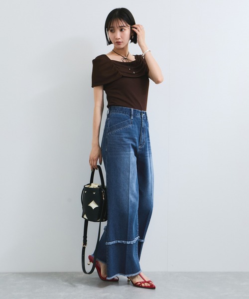 「VIS」 デニムパンツ S ブルー系その他4 レディース_画像5