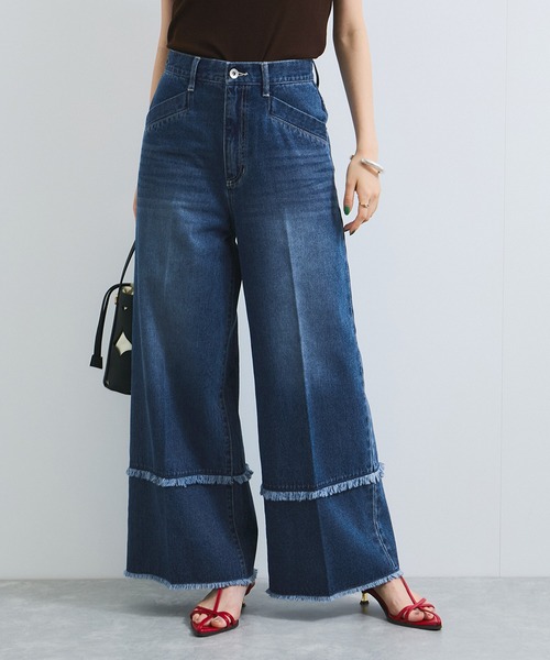 「VIS」 デニムパンツ S ブルー系その他4 レディース_画像6