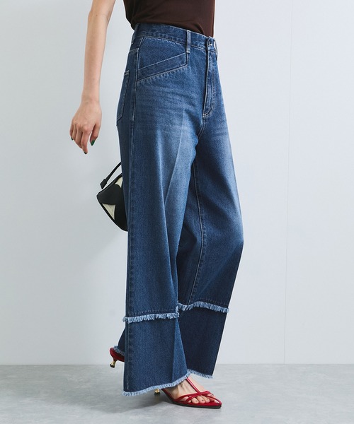 「VIS」 デニムパンツ S ブルー系その他4 レディース_画像7