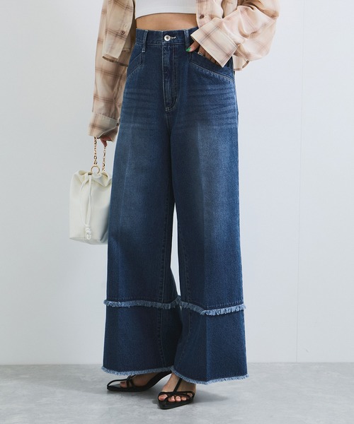 「VIS」 デニムパンツ S ブルー系その他4 レディース_画像8