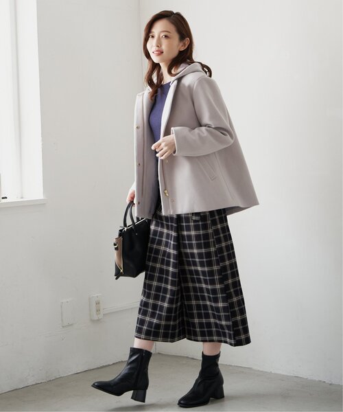 「ikka」 コート M ブラウン レディース_画像6