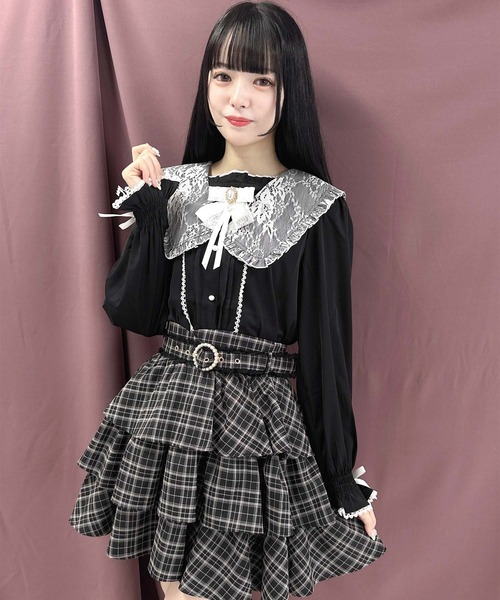 「ROJITA」 長袖ブラウス FREE ピンク レディース_画像3