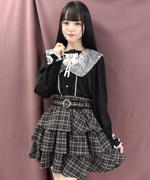「ROJITA」 長袖ブラウス FREE ピンク レディース_画像5