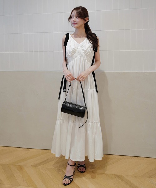EIMY ISTOIRE(エイミーイストワール) ワンピース RIBBON SHOULDER EIMY ISTOIRE(エイミーイストワール) ワンピース RIBBON SHOULDER