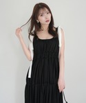 ワンピース RIBBON SHOULDER C...の詳細画像3