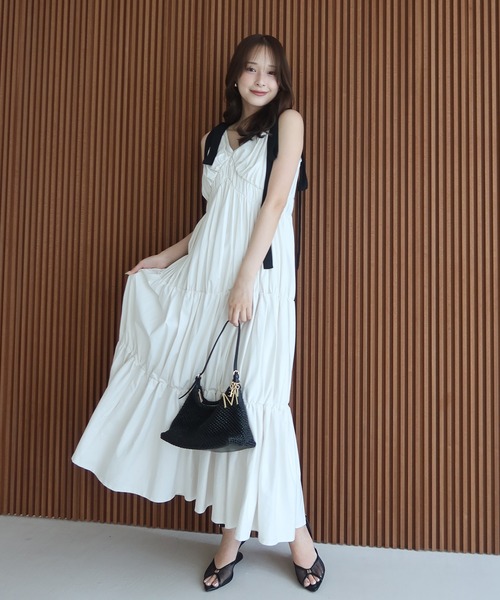 EIMY ISTOIRE（エイミーイストワール） ワンピース RIBBON SHOULDER