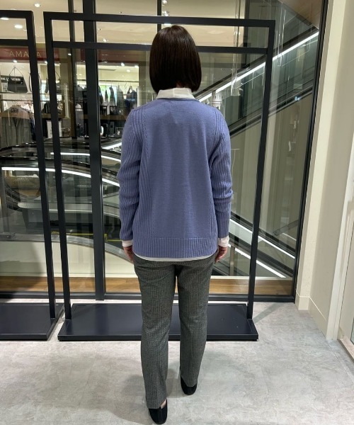 「la.f…」 スラックス 9号 ホワイト レディース_画像4