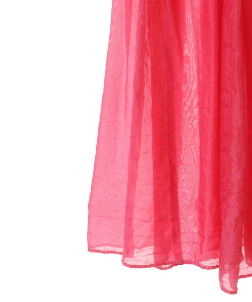 CURRENTAGE スカート 「CURRENTAGE/カレンテージ」Silk capra skirt