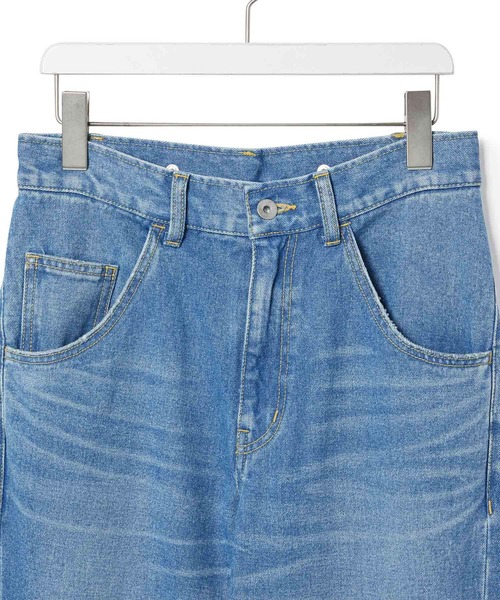 「ADAM ET ROPE'」 デニムパンツ 38 ブラック系その他 レディースの画像