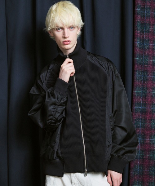 MAISON SPECIAL（メゾンスペシャル） ブルゾン 0 ブラック メンズ 