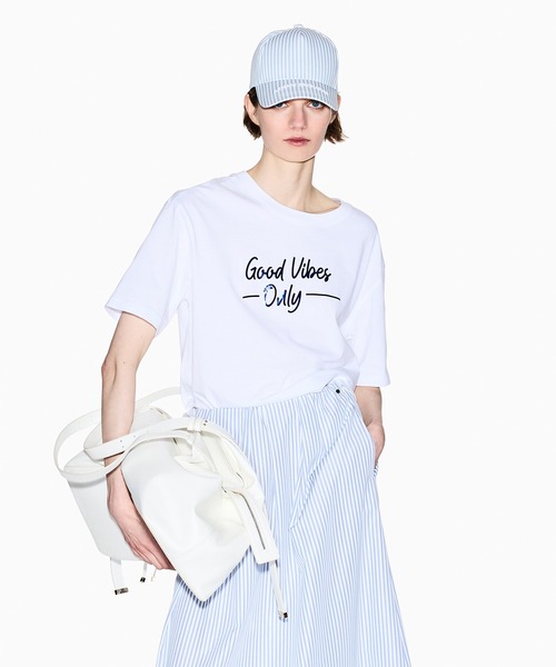 【未使用訳アリ】定価3.9万円 G/FORE レディース 半袖 Tシャツ ARMANI EXCHANGE tシャツ 「A|X アルマーニ エクスチェンジ」コメント