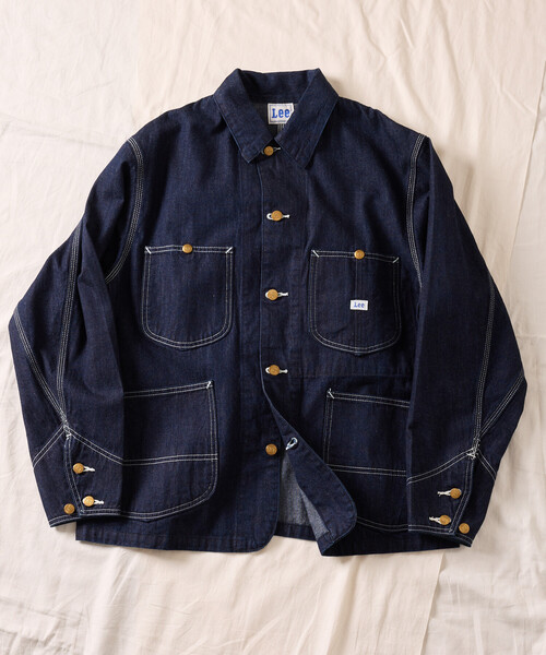【お値下げ】Lee Freak's Store カバーオール　デニムジャケット FREAK'S STORE（フリークスストア） 「Lee」デニムジャケット フリ