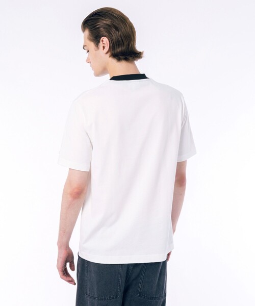 「LACOSTE」 半袖Tシャツ 3 ブラック メンズ_画像2