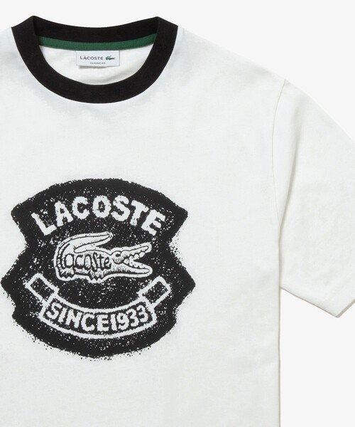 「LACOSTE」 半袖Tシャツ 3 ブラック メンズ_画像4