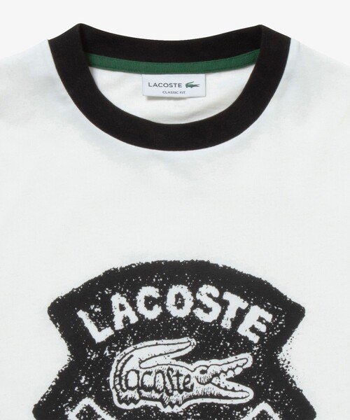 「LACOSTE」 半袖Tシャツ 3 ブラック メンズ_画像9