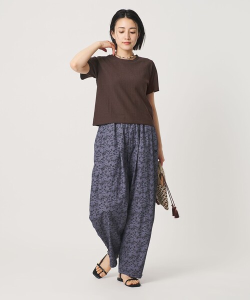 tシャツ コットンポリエステル ラメ ショートスリーブ カットソー レディースの画像