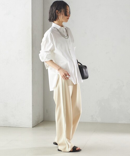 「TICCA」 長袖シャツ ONE SIZE ホワイト レディース_画像6