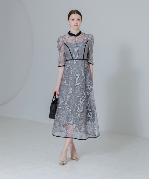 「Leja」 半袖ワンピース SMALL ブルー レディース_画像2