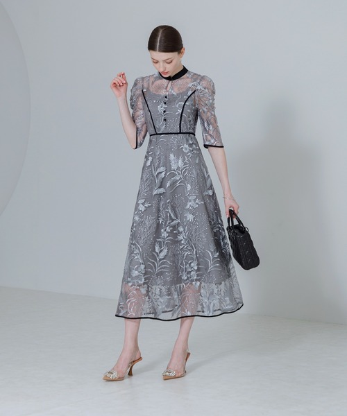 「Leja」 半袖ワンピース SMALL ブルー レディース_画像3