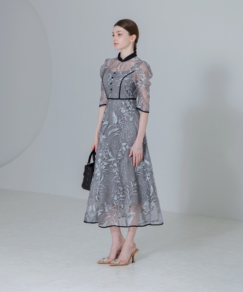 「Leja」 半袖ワンピース SMALL ブルー レディース_画像4