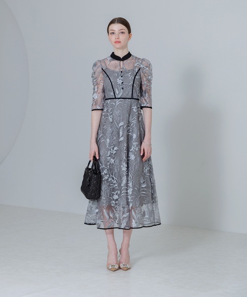 Leja 半袖ワンピース Leja（レジャ） 半袖ワンピース SMALL ブルー レディース : ZOZOTOWN