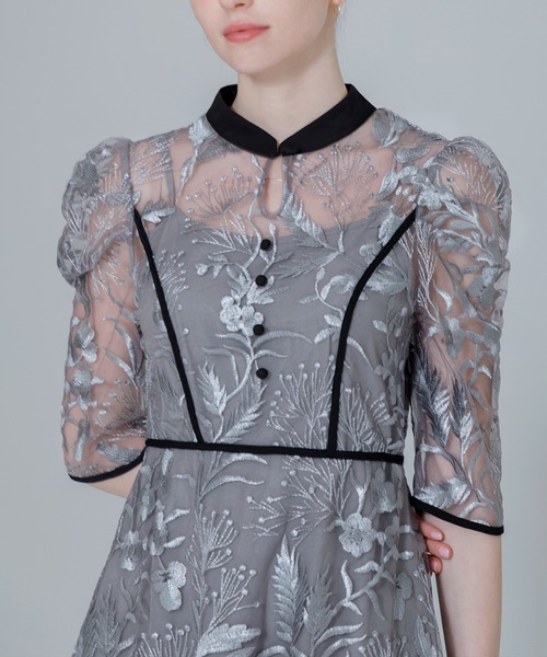 「Leja」 半袖ワンピース SMALL ブルー レディース_画像7