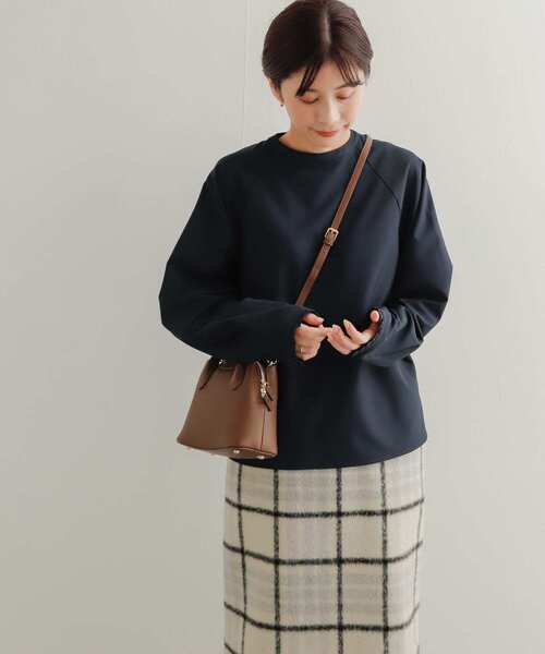 「URBAN RESEARCH DOORS」 長袖ブラウス MEDIUM ネイビー レディース_画像3