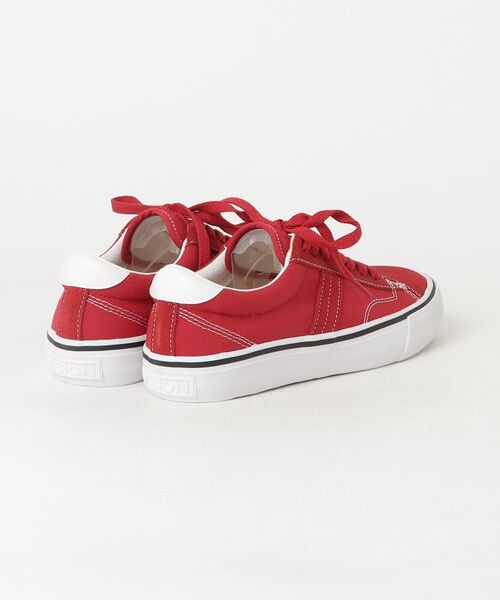 「VISION STREET WEAR」 ローカットスニーカー 23.5cm レッド レディース_画像2