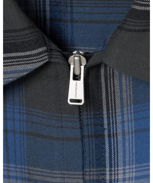 ブルゾン アウター FORSOMEONE CHECK ZIP SHIRT メンズの画像