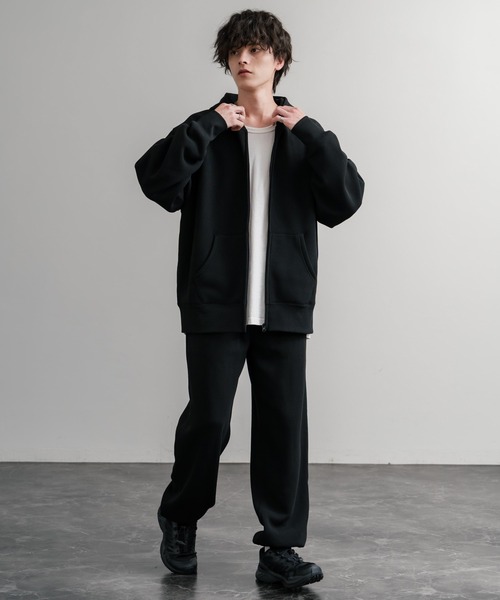 「Rocky Monroe」 ジップアップパーカー L 杢グレー メンズ_画像7