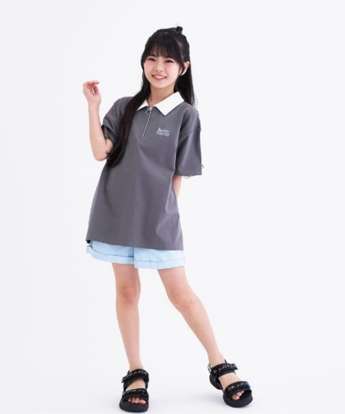PINK-latte（ピンクラテ） tシャツ 「接触冷感」バックハート衿つき
