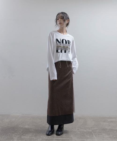 Eimee Law（エイミーロウ） tシャツ フロッキープリント レース