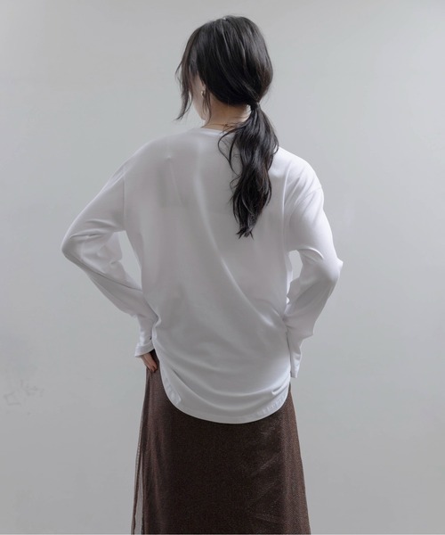 Eimee Law（エイミーロウ） tシャツ フロッキープリント レース