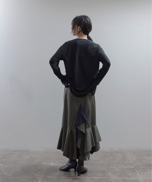 Eimee Law（エイミーロウ） tシャツ フロッキープリント レース