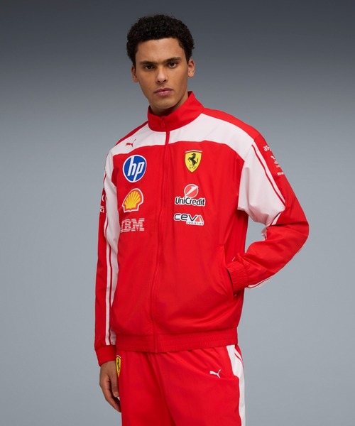 セットアップ　PUMA×ferrari プーマ　フェラーリ 　ジャージ PUMA（プーマ） ジャージ メンズ フェラーリ レプリカ ドライバーズ