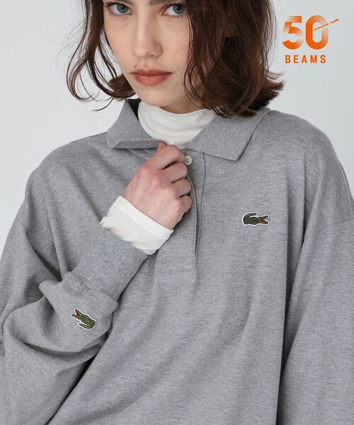 machimo　ラコステ　beamsBOY 長袖　Tシャツ LACOSTE（ラコステ） トレーナー スウェット 「別注」LACOSTE for