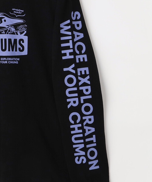 CHUMS（チャムス） tシャツ 限定展開 スペース ブービー ブラッシュド