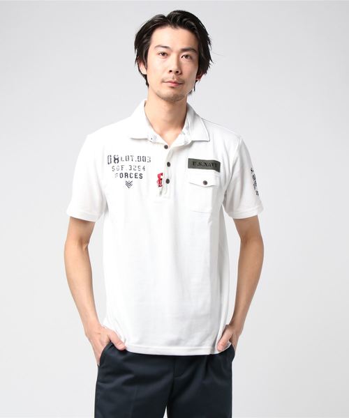 ポロシャツ カノコミリタリー半袖ポロシャツビジネスカジュアル Zozotown Paypayモール店 通販 Paypayモール
