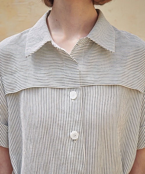 定番特価 ワンピース シャツワンピース リネンストライプシャツワンピース / Linen Stripe Shirt One-Piece ZOZOTOWN PayPayモール店 - 通販 - PayPayモール お得正規店