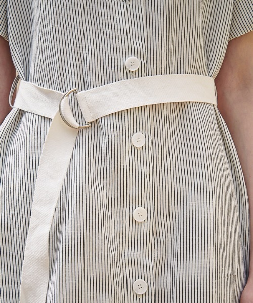定番特価 ワンピース シャツワンピース リネンストライプシャツワンピース / Linen Stripe Shirt One-Piece ZOZOTOWN PayPayモール店 - 通販 - PayPayモール お得正規店