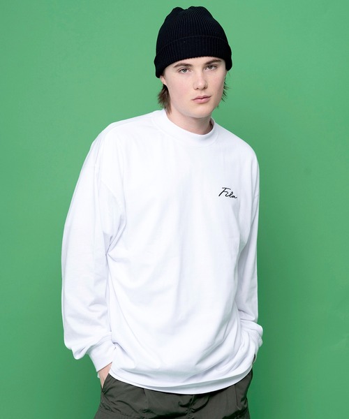 FILA(フィラ)★UNI_white rockグラフィック長袖Tシャツ_3色 FILA(フィラ)☆UNI_white rockグラフィック長袖Tシャツ_3色 FILA