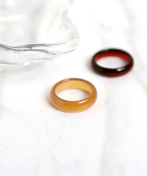 ANEMONE（アネモネ） 指輪 リング カラーアゲートリング レディース